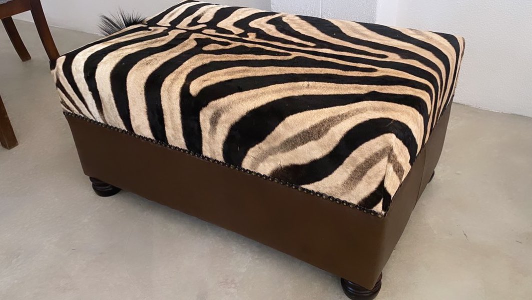 Leather stitch detail